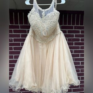 Champagne diamond dress